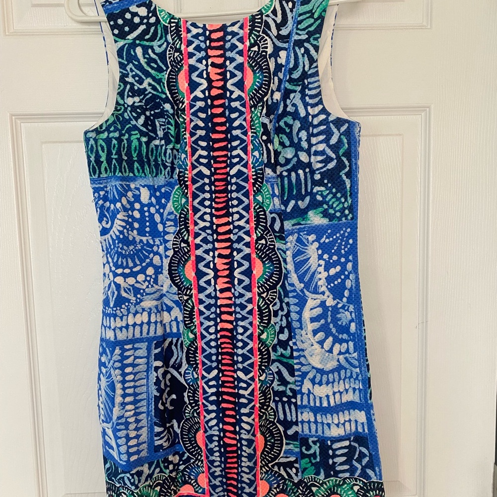 Lilly Pulitzer - Vibrant Blue Patterned Dress size 2